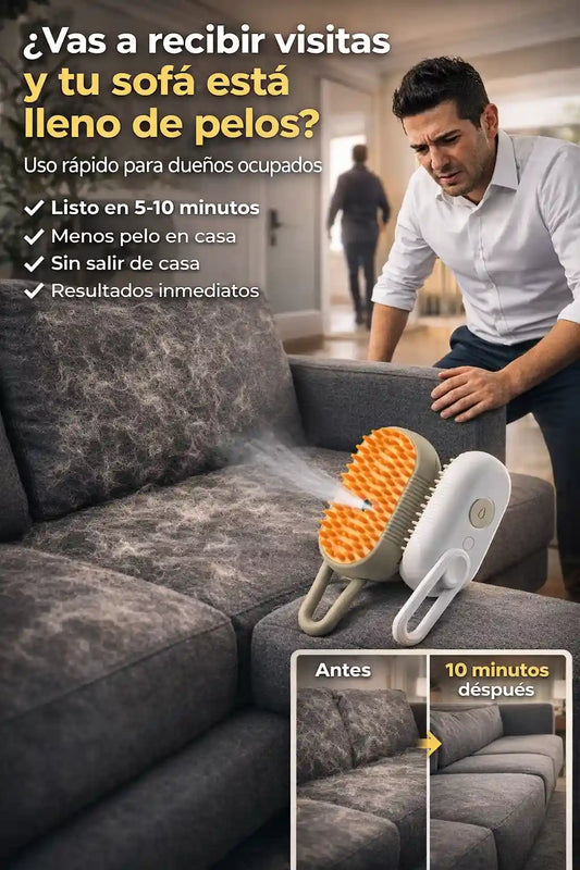 Cepillo a Vapor para Mascotas